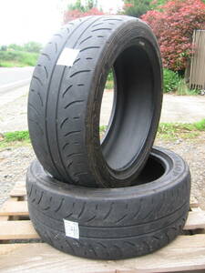 中古タイヤ　205/45R16　’19製　ダンロップ DIREZZA ZⅢ　２本組　センター５分山