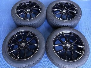 バリ山 EURO TECH VP-LINE 18インチ 8J +55 5H 108 DUNLOP WINTERMAXX SJ8 225/55R18 / プジョー PEUGEOT 3008 5008 等