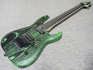 美品 7弦 ジャクソン JACKSON DK Modern Ash FR7 Baked Green 美しい杢目！Fishman Fluence PU フィッシュマン・フルーエンス