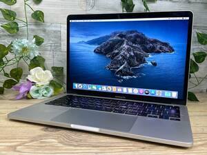 【良品♪】Apple MacBook Pro 2020【Core i7(1068NG7)2.3GHz/RAM:32GB/SSD:1024GB/13.3インチ]Catalina シルバー 動作品