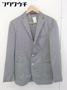 ◇ MALE＆CO 薄手 2B シングル 長袖 テーラードジャケット サイズ M グレー メンズ
