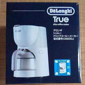 新品未使用 DeLonghi デロンギ True トゥルー ドリップコーヒーメーカー CM200J-WH