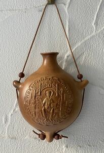  伝統ある焼物　ドイツ　ジークブルガー　花瓶　焼物　壁掛け花瓶　インテリア オーナメント　プレゼント　お土産 