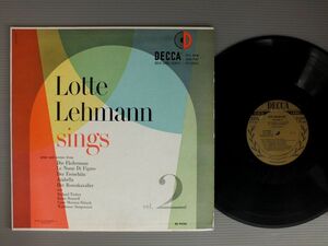 ●米LP LOTTE LEHMANN/SINGS VOL2 ●