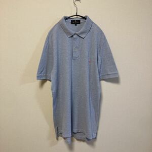エトロ ETRO /ポロシャツ /半袖シャツ /ブルー /コットン /イタリア製 /サイズL