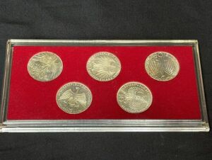 ☆ドイツ ミュンヘン オリンピック 記念 銀貨 10 マルク 5点 セット 記念硬貨 コイン 外国 貨幣 貨幣セット