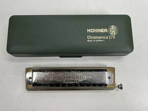 HOHNER ホーナー Super Chromonica 270 クロマチックハーモニカ 12穴 木製ボディ ジャンク