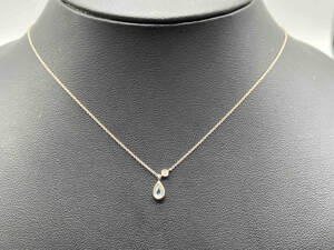 【即決】STAR JEWELRY K18 40cm ダイヤ0.01ct 1.4g ブランドアクセサリー スタージュエリー 金 ゴールド ダイヤモンド