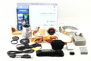 ジャンク品◆OLYMPUS オリンパス PEN Lite E-PL5 レンズkit◆1605万画素/A4329