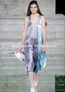 2018.SS 国内正規極美品■Salvatore Ferragamo/フェラガモ ワンピース・ドレス_シルク１００％/ハンガー・ガーメント付/sleeveless・42.L