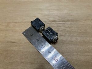 3.5mm ステレオミニジャック　イヤホン　5ピン　2個セット　基盤取付　補修　修理　　送料120円　DIY