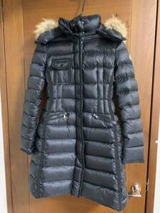 美品　モンクレール　hermifur ブラック　0 moncler エルミファー