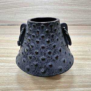 鉄釜 鉄器 黒 ブラック 瓶 釜 茶器 総重量371.5g 詳細不明【17176