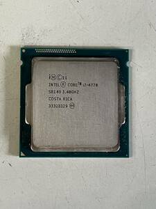 Intel Core i7-4770 SR149 3.40GHZ CPU 動作未確認