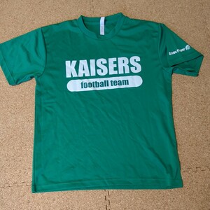 【非売品】関西大学アメフト部KAISERS 選手支給 Green Player Tシャツ L