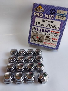 PRO NUT ホイールナット16個 M12　P1.25 超ショートタイプナット　ホンダ
