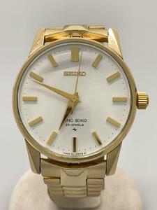 SEIKO◆手巻腕時計/アナログ/-/GLD/44-2000/KING SEIKO/