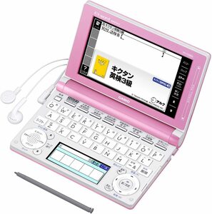 カシオ計算機 電子辞書 EX-word XD-D3850 (130コンテンツ/中学生モデル/ラ (中古品)