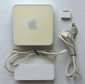 稀少！Mac mini G4 1.25GHz 1GB(Max)/37GB/Combo/AC OSX10.4.11/0S9.2.2クラッシック環境 