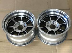 即決 14×8j 114.3/4h －6 ハヤシ ストリート ENKEI エンケイ サニトラ カスタム ムーン 旧車 高速有鉛 ハチロク ハコスカ S28 m2398