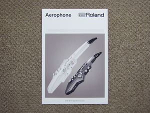 【カタログのみ】Roland 2018.07 Aerophone AE-10 AE-05 検 Digital Wind Instrument エアロフォン サックス ソプラノ アルト ローランド