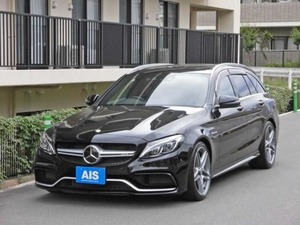 Cクラスワゴン C63 ナビTV ブルメスター ブラックレザー