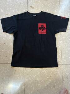 ラングリッツレザー　Tシャツ　色：黒