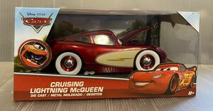 未使用　JADATOYS ジェイダトイズ社製　ディズニー LIGHTNING McQUEEN ダイキャスト　メタル　カーズ　1/24 スケール　ミニカー