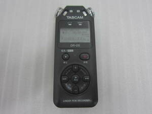 TASCAM リニアPCMレコーダー DR-05 ICレコーダー 録音・再生 簡易動作確認済