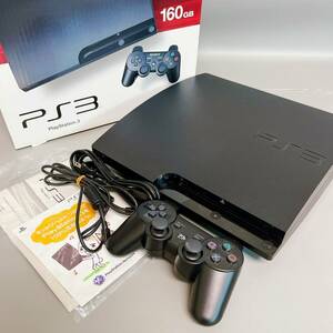 ソニー プレイステーション3 PS3本体 CECH-3000A コントローラー 電源コード 取説 箱付き（蓋に保証書あり）