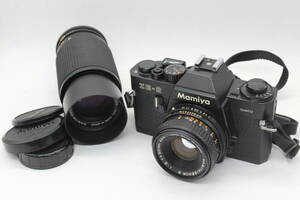 【訳あり品】 マミヤ Mamiya ZE-2 QUARTZ ブラック SEKOR-E 50mm F2 SEKOR ZOOM E 70-150mm F3.8 ボディレンズセット s8561