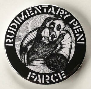 RUDIMENTARY PENI - Farce 缶バッジ 54mm #UK #punk #80