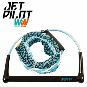 ジェットパイロット JETPILOT ウエイクボード用 ハンドル＆ライン JP ウェイク ロープ コンボ JA22998 75フィート ブルー