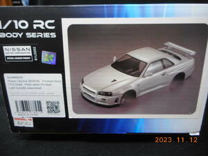 流星　Killer body　1/10　NISSAN　SKYLINE　BNR34　完成塗装ボディ　