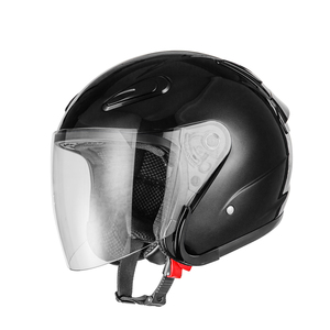 エアロフォルム ジェットヘルメット ブラック Mサイズ バイクパーツセンター