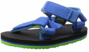 【KCM】TEVA-110034T-BLGRN-7■テバ　キッズシューズ Original Universal サンダル 110034T　BLGRN/ブルー　US7(約14㎝)