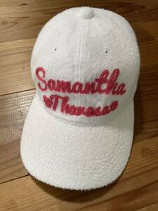 送料込み！SamanthaTahvasa パイル生地 ゴルフキャップ サマンサタバサ 帽子 GOLF ゴルフウェア キャップ