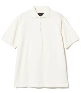 BEAMS PLUS Knit Polo 12G　ビームス プラス ニット ポロシャツ12ゲージ オフホワイト XL 未使用品 送料込み