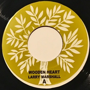[試聴]激レア再発ROCKSTEADY45s　Wooden Heart / No Money No Love // Larry Marshall[EP]レゲエREGGAEロックステディROOTSルーツ7