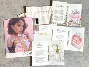 Miss Dior 未使用香水サンプル試供品：オードゥ パルファン各種 メゾン クリスチャン ディオール ラッキー ジャドール パルファン ドー