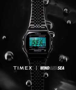 新品 2022ss WIND AND SEA(ウィンダンシー)×TIMEX(タイメックス)時計 Classic Digital Watch デジタルウォッチ