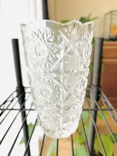 ボヘミアンクリスタルグラス　花瓶