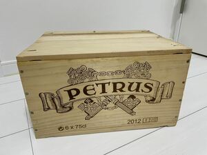 ★希少　入手困難★ワイン木箱＆蓋付き 6本用◆CHATEAU PETRUS 2012◆シャトー・ペトリュス