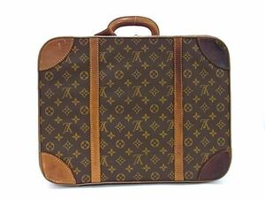 1円 ■希少■ LOUIS VUITTON ルイヴィトン ヴィンテージ ECLAIRファスナー モノグラム キャリーケース トランクケース ブラウン系 AW8302