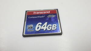 新入荷　Transcend コンパクトフラッシュ　CF　400X　64GB　UDMA7　中古動作品