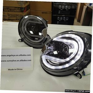 右ハンドル、日本光軸仕様 FOR Mini Cooper Clubman R55 R56 R57 LED HeadLamps 2007-2013 Year SNv2 FOR Mini Cooper Clubman R55 R56 R