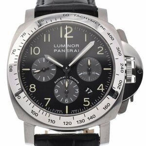 パネライ PANERAI PAM00162 ルミノール クロノグラフ 自動巻き メンズ 美品 箱付き Q#130117