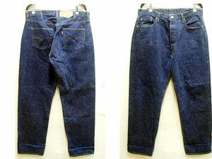 ●即決[W40]濃紺 LVC 501-0001 Capital E バレンシア工場 キャピタルE リジッド BIGE USA製 LEVI’S VINTAGE CLOTHING ビッグE■6680