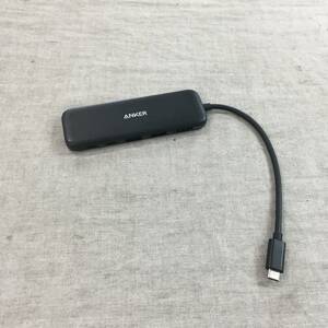 現状品 Anker 332 USB-C ハブ (5-in-1) 100W USB PD対応 4K HDMIポート5Gbps 高速データ転送 USB-C/USB-Aポート搭載 A8355