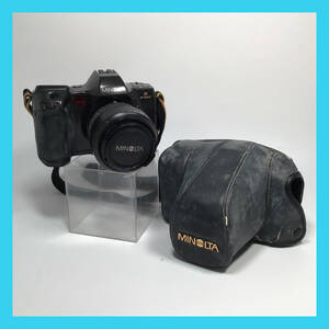 D-157☆　【ジャンク品】　ミノルタ フィルム一眼レフカメラ レンズ付き　α8700i　Minolta　（※電池がないため動作未確認）